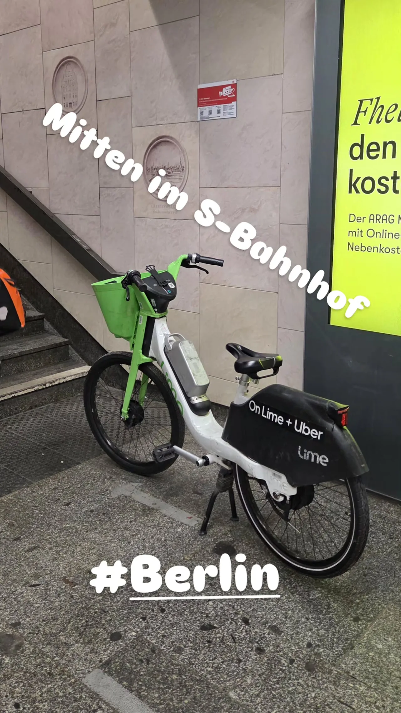 Mitten im S-Bahnhof #Berlin